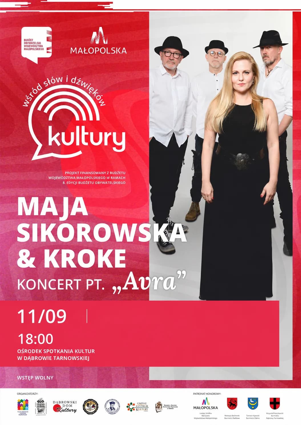 Koncert "Avra" Maja Sikorowska i KROKE